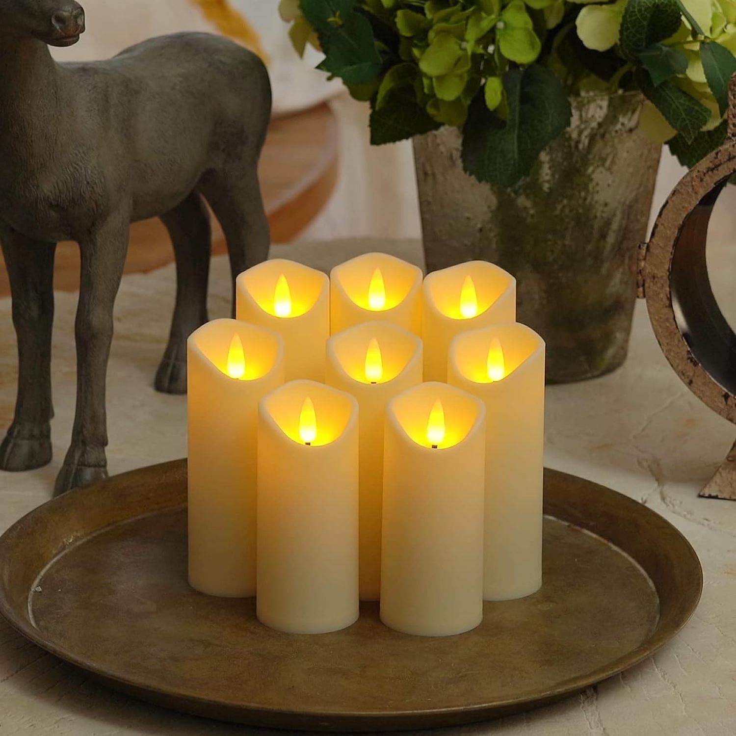 Factory Direct Selling Flameless Candles  Battery Operated Candles with Remote Timers Electric Candles