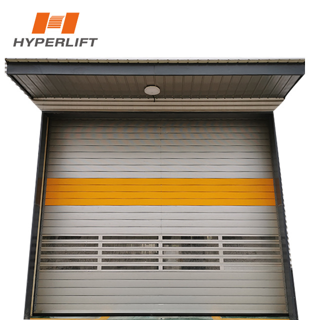 Factory Commercial Vertical Remote Control Aluminium High Speed Spiral Door