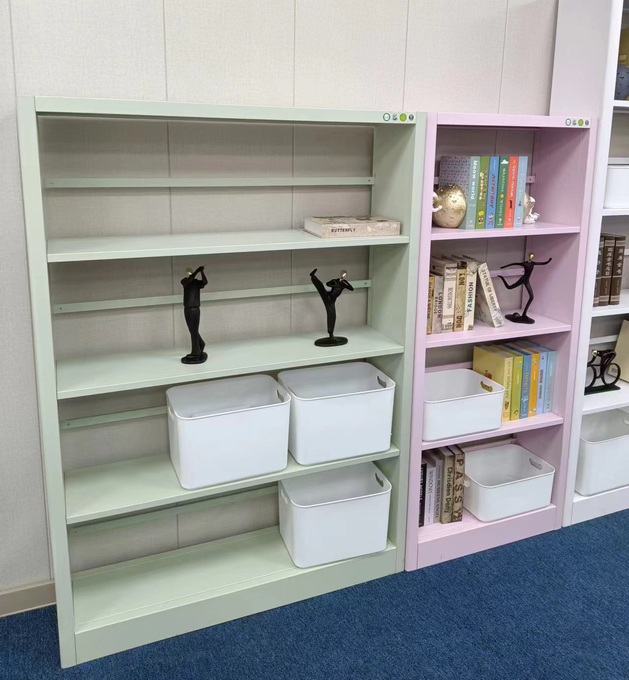 Kids Storage Cabinet for Home Bookshelf  Toy Shelf for Kids for Entry Laundry Villa Mall Kindergarten Use