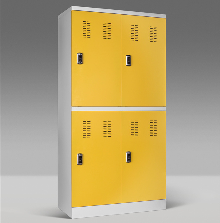 Office Metal Tall Garage Storage cabinet Adjustable Shelves Locking 2 Doors steel cupboard Filing Cabinet