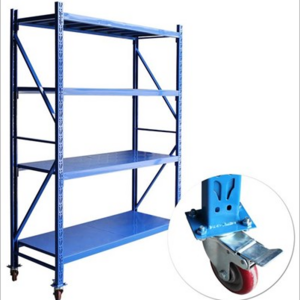 Heavy duty storage shelves on wheels blue metal storage rack shelf wire storage shelving units