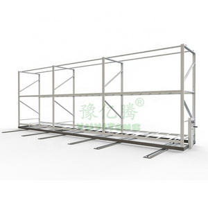 Large Vertical Mobile Grow Rack with Wheels Double Deck Shelves for Indoor Planting for Agricultural Greenhouses