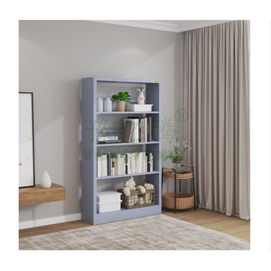 Modern Metal Home Furniture Wall Book Shelf Long Wall Living Room Steel Bookshelf