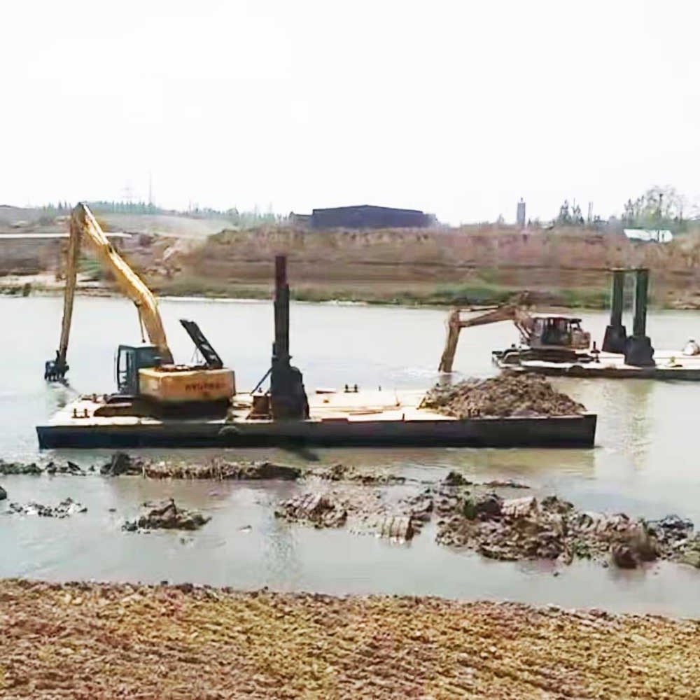 China Manufacturer Disassembled Pontoon Barge