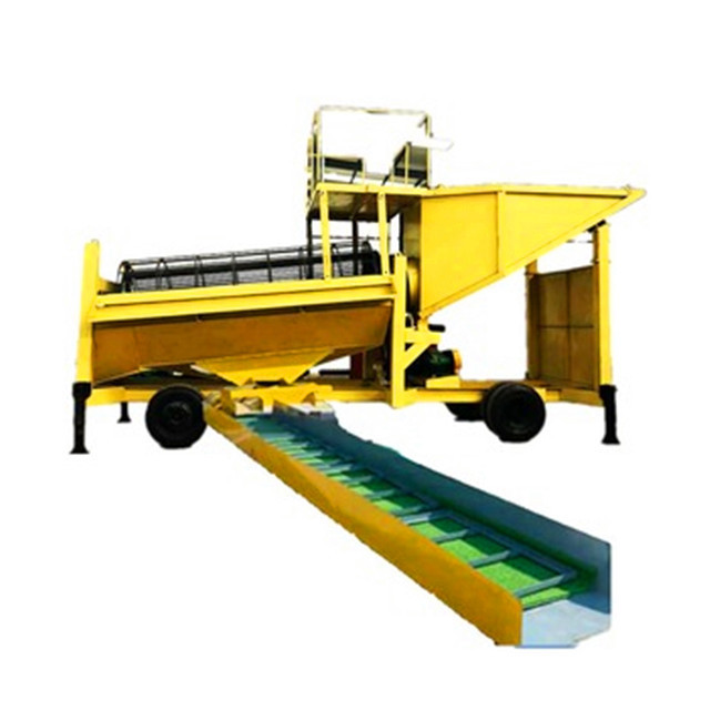 Small Scale Gold Mining Equipment Gold Sluice Box Carpet Washing Machine Concentrator Alluvial Gold Trommel Plant