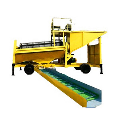 Small Scale Gold Mining Equipment Gold Sluice Box Carpet Washing Machine Concentrator Alluvial Gold Trommel Plant