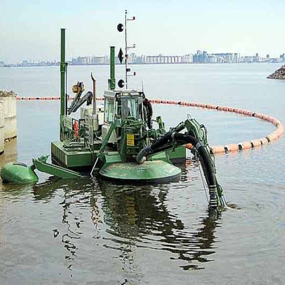 Amphibious Dredger 6.5m Dredging Depth with Cutter Pump