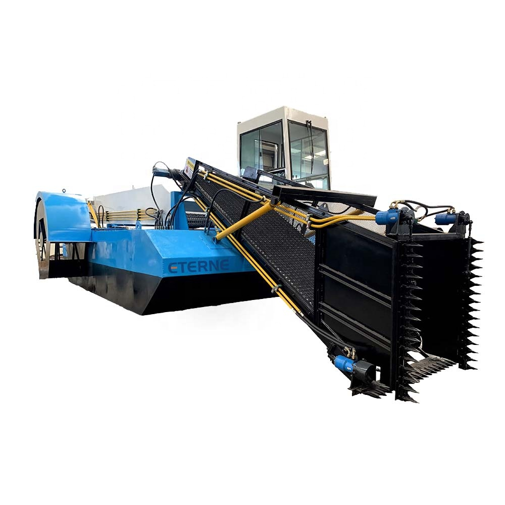 Trash Collection seagrass removal machine lake grass harvester