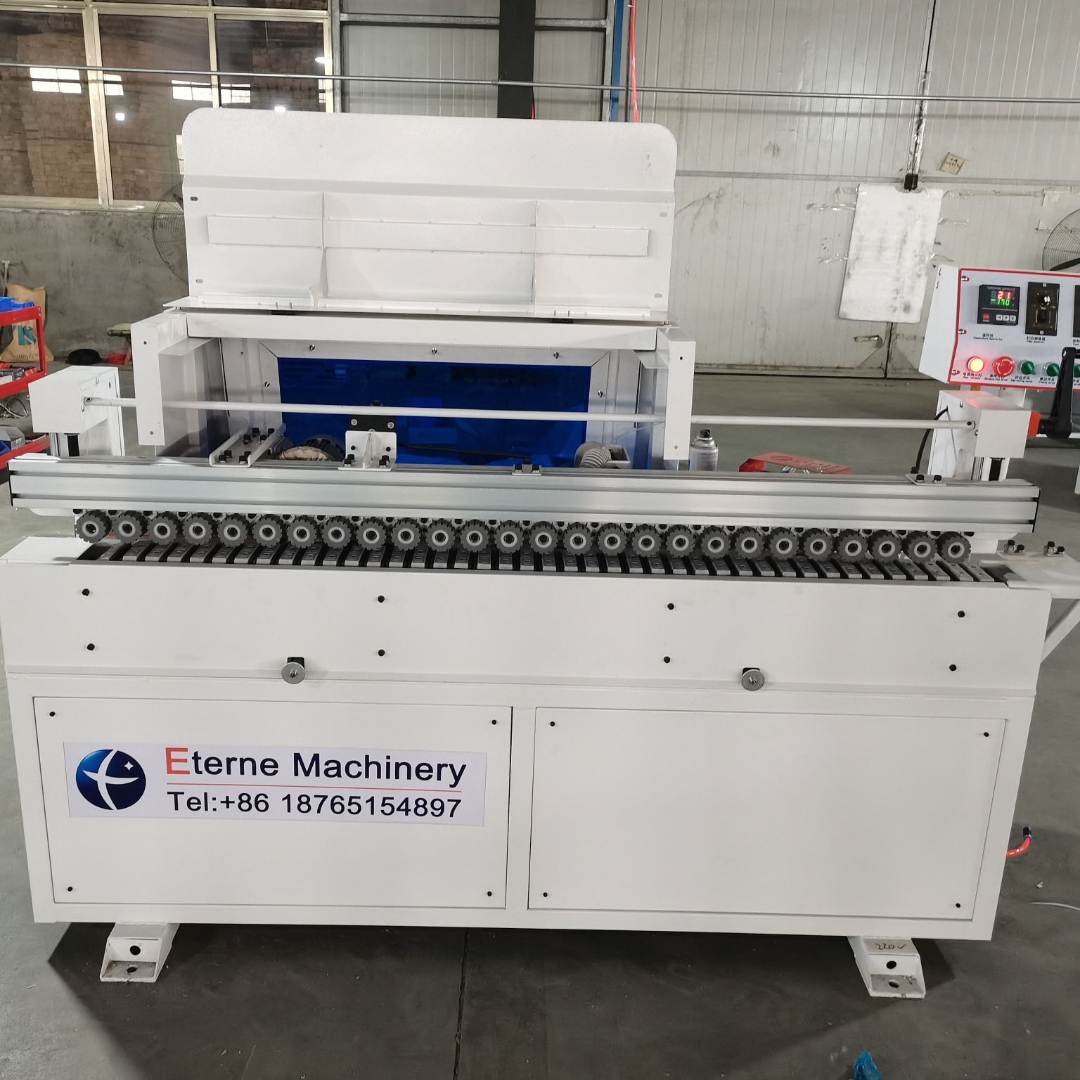 Wood Full PVC Edge Banding Machine For Sealing Side Glue Banding