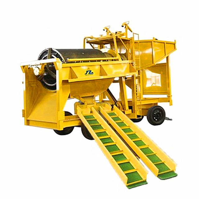 Africa Popular Small Gold Trommel Washing Processing Plant River Gold Panning Plant