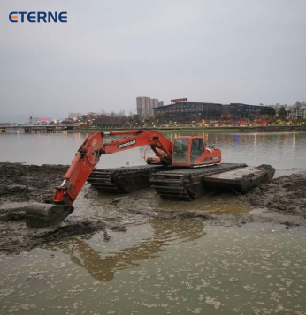 Eterne  10ton 15ton 20 ton 26ton Amphibious excavator swamp excavator marsh buggy