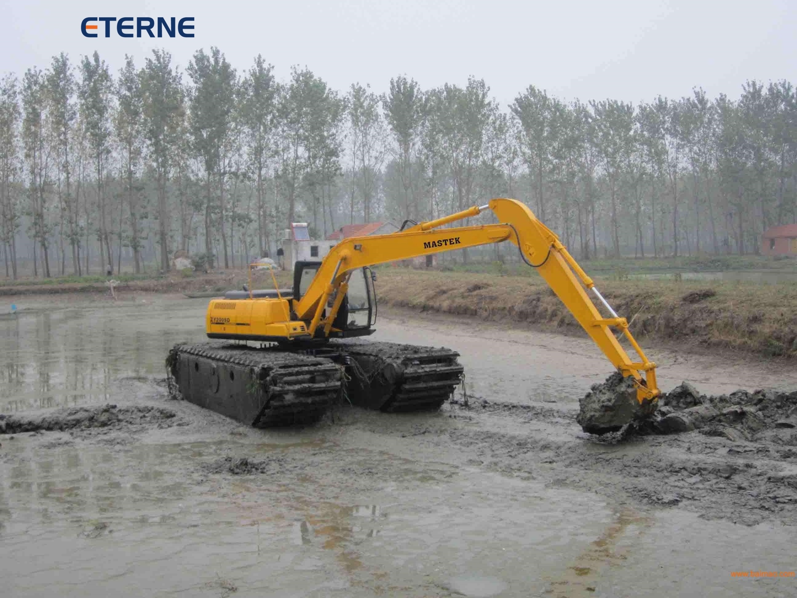 Eterne  10ton 15ton 20 ton 26ton Amphibious excavator swamp excavator marsh buggy