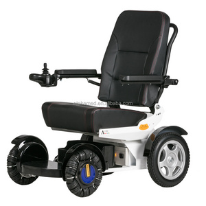 All Terrain Elderly Electric Wheelchairs With Fat Knobby Tires Wheelchair Powerful Strong Power Wheels chair