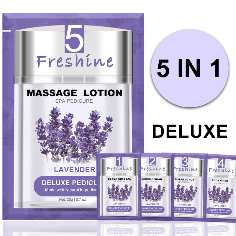 Foot Care Products Detox Pedicure In A Box 5 Set Lotion Luxury Foot Spa Pedicure Foot Spa Massage And Pedicure Set Lavender