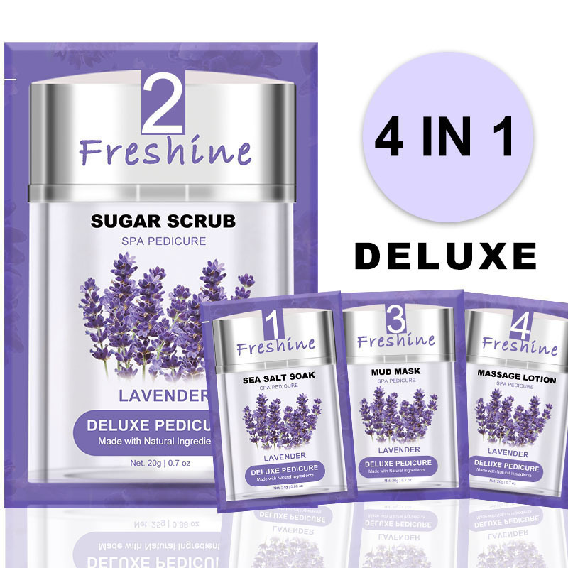 Exfoliating Foot Peel Mask Pedi In A Box Deluxe 4 Step Pedicure Spa Supplies Moisture Masking Korean Moisturizing Foot Masks