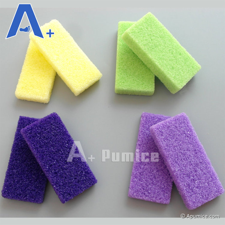 A+ Pumice Bars Foot Care Disposable Pumice Pads Callus Eliminator Pedicure Pumice Sponge Manufacturer