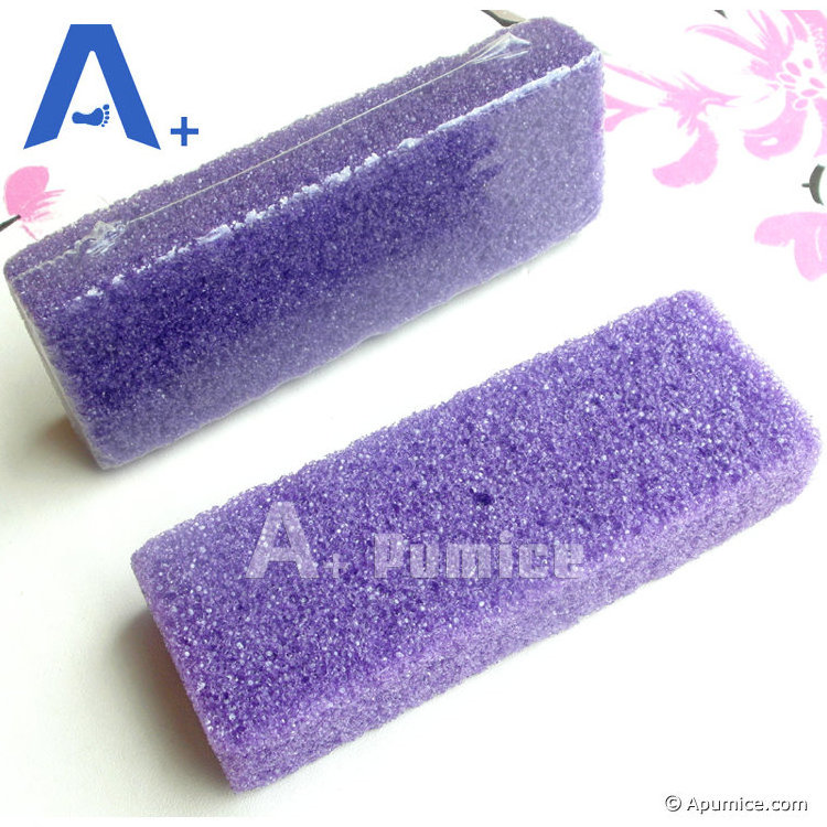 Pink Pu Pumice Sponge Pedicure Foot Pumice Stone Scrubber