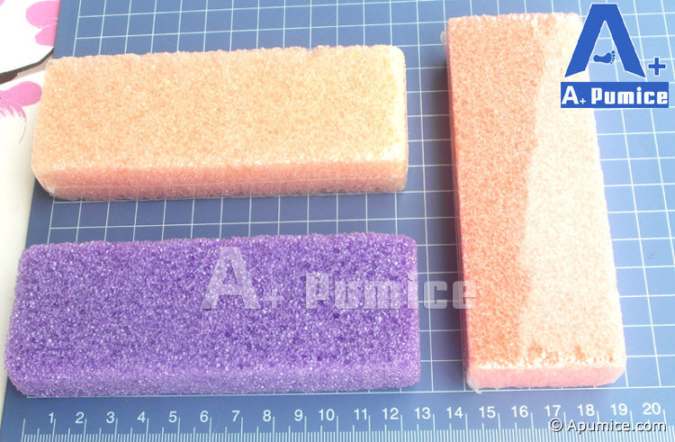 Pink Pu Pumice Sponge Pedicure Foot Pumice Stone Scrubber