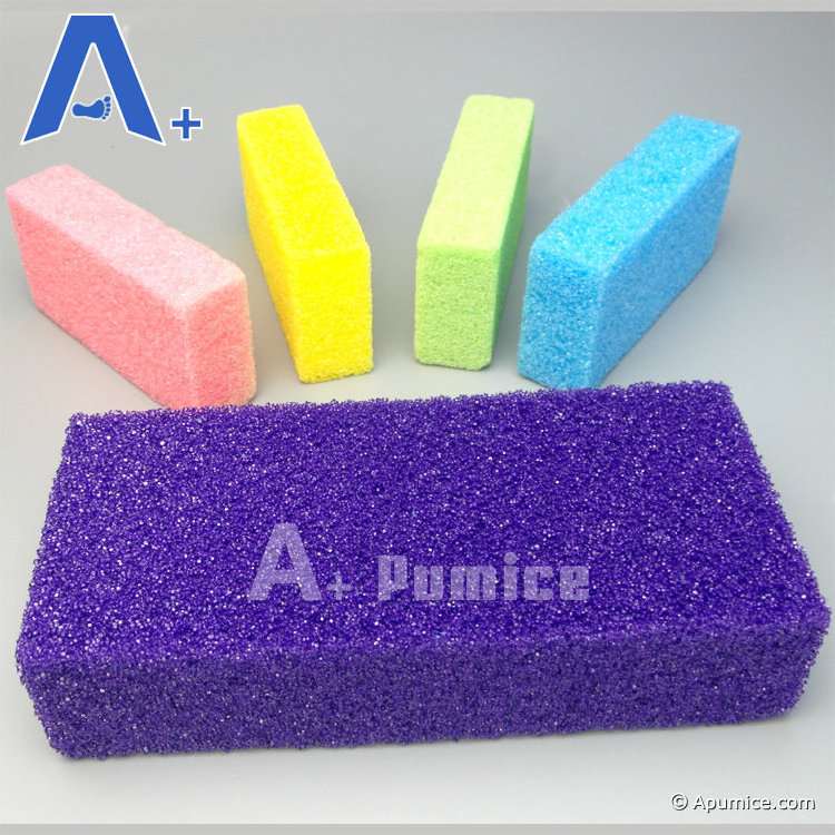 Nail Salon Disposable Pedicure Plastic Pumice Stone For Feet