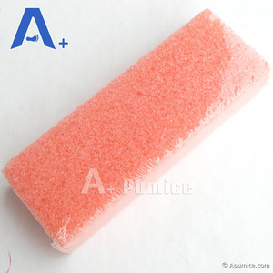 Pink Pu Pumice Sponge Pedicure Foot Pumice Stone Scrubber