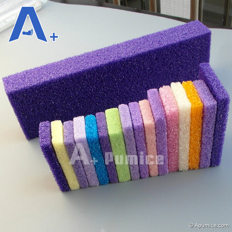 A+ Pumice Bars Foot Care Disposable Pumice Pads Callus Eliminator Pedicure Pumice Sponge Manufacturer