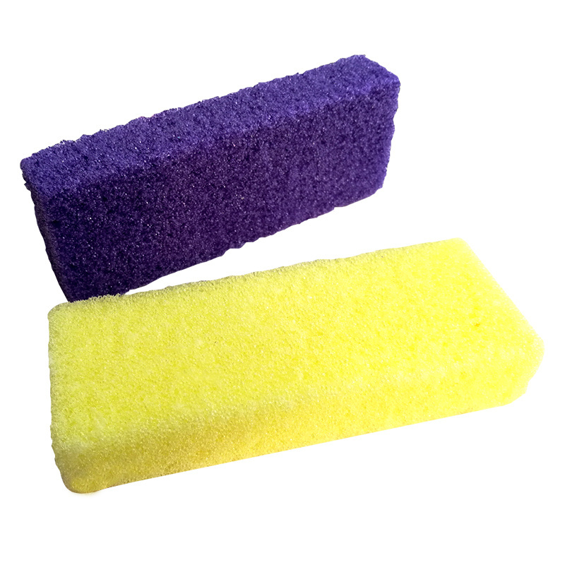 Purple disposable pumice sponge stone foot file callus remover for pedicure