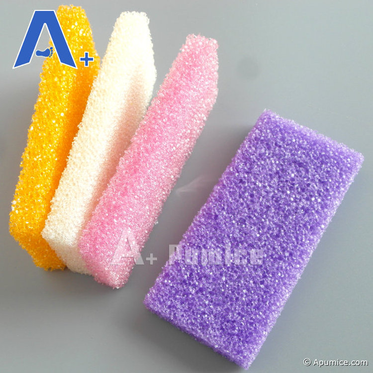 Nail Salon Disposable Pedicure Plastic Pumice Stone For Feet