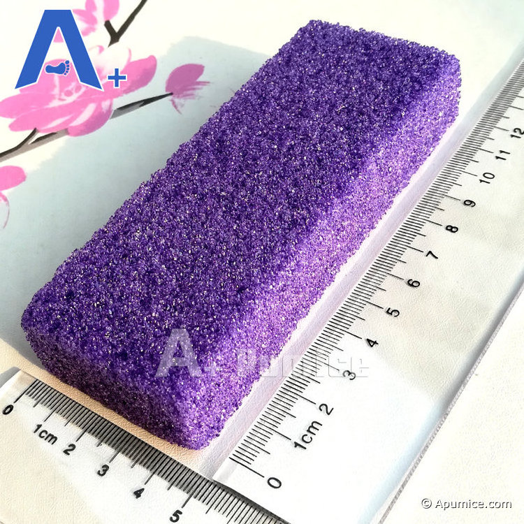 Pink Pu Pumice Sponge Pedicure Foot Pumice Stone Scrubber