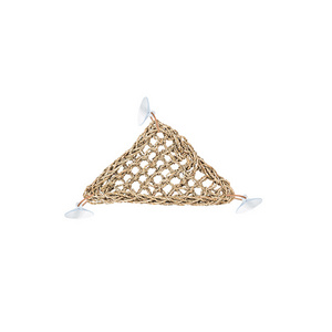 REPTIZOO DC09P Natural Straw Weaving Hammock for Leopard Gecko Lizard Lounger Hammock Triangle Reptile Hammock