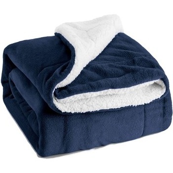 Super Soft Plush Polyester Flannel Fleece Throw Sherpa Blanket