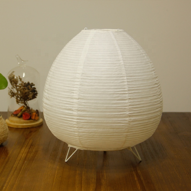 Japanese lantern nordic style soft paper art lampshade modern floor lamp wholesale rice paper floor lamp