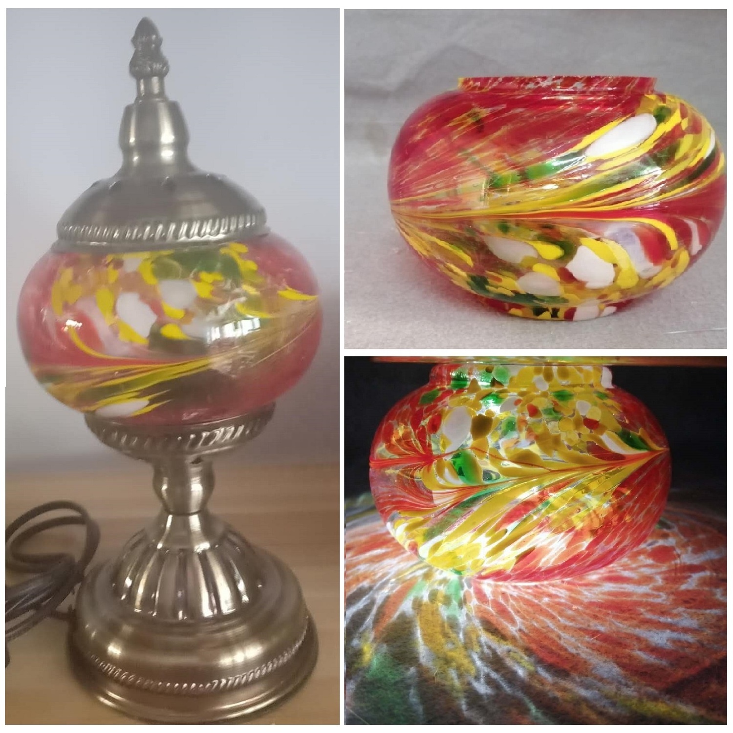 2020 Chinese directly supplied creative mosque glass lamp shades for mosaic chandelier pendant table floor lamps