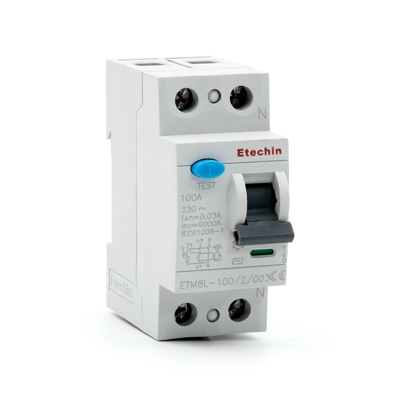 2-Pole 10 KA RCCB Residual Current Circuit Breaker Real-Time 10/10000 Leakage Protection Miniature Electromagnetic