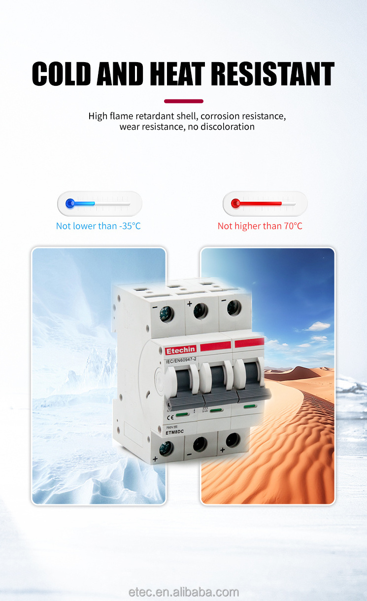 DC types of mini circuit breaker 4pole c20 mini circuit breaker16AMP 415v miniature circuit breaker