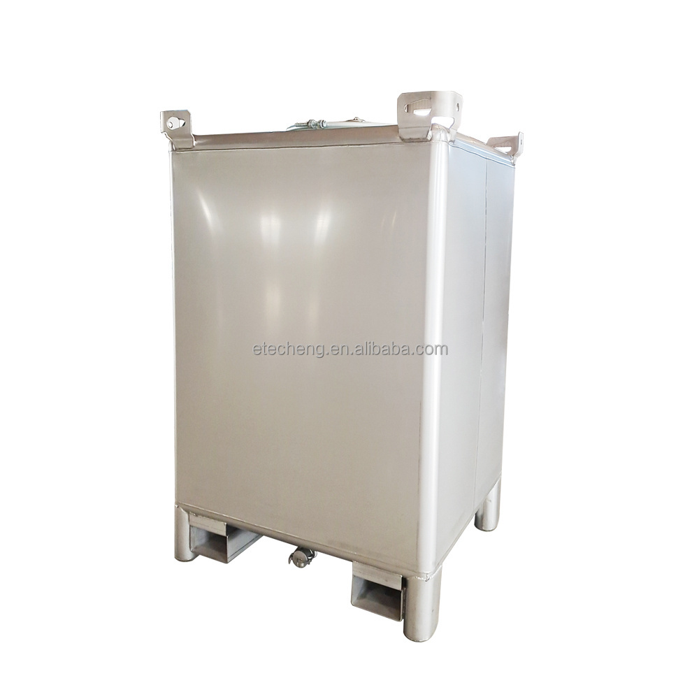 IBC Tote Tank Storage Tank Stainless Steel 1000L Chemical Equipment Metal Container