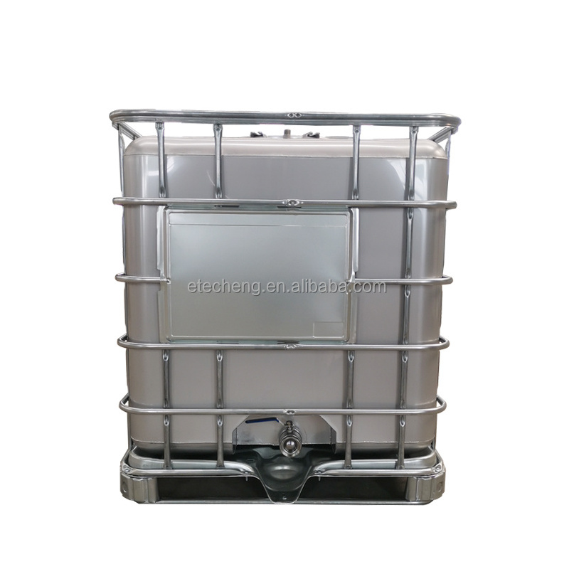 IBC Tote Tank Storage Tank Stainless Steel 1000L Chemical Equipment Metal Container