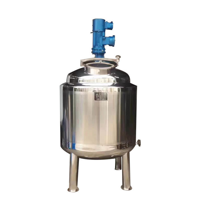 Stainless Steel Mixing Tank Cosmetic Emulsion Juice Beverage Stirring Vessel Mixing Tank With Agitator Mixing Equipment