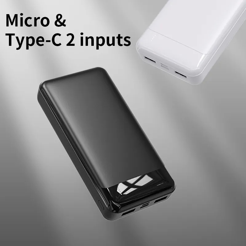 High Capacity Lipo Battery Slim Power Bank 20000mah 10000mah  Power banks Portable Charger Custom Logo Best Mobile powerbank