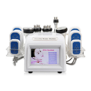 2020 Hot Product 6 in 1 Vacuum Laser Radio Frequency RF 40K Cavi Lipo Slimming Ultrasonic Liposuction Cavitation Machine For Spa