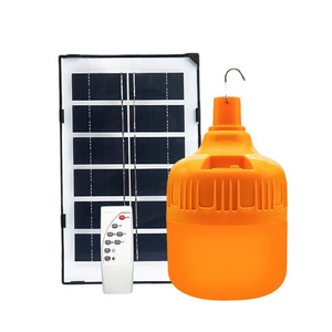 ETENDA New LED Bulb Solar powered USB Rechargeable  waterproof ip65 light sensor for  mosquito repellent camping light bulb