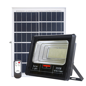 Outdoor Solar projector 50w 100w 200w 300w Waterproof Lighting Marine ABS Solar LED Flood Light 300w