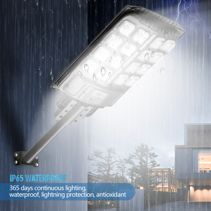 Etenda Waterproof All In One 50W 800W Outdoor Street Lights Remote control Solar Street Lamp with solar panel