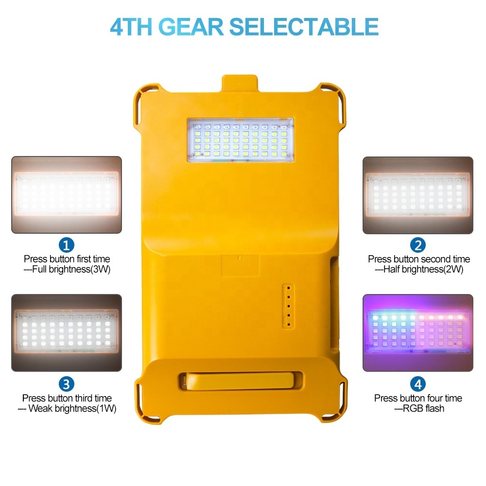 Solar Rechargeable Waterproof Light Camping Lantern