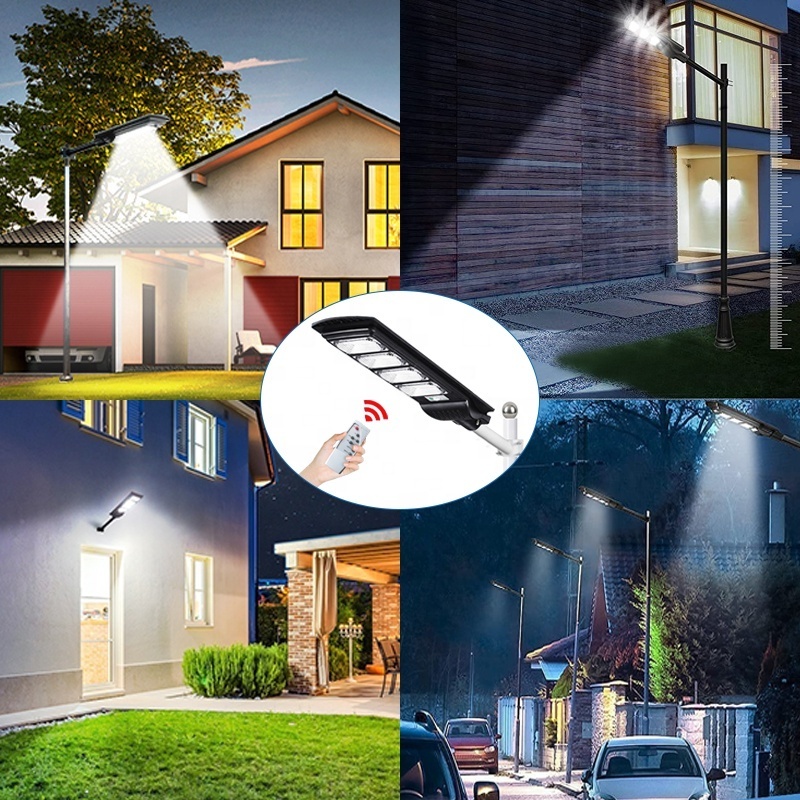 High Quality Waterpoof Road Lamp Outdoor Garden Sensor Motion All In One Solar Powered LED Street Light