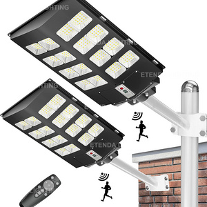 600w 800w 1000w 1500w Solar Panel Led Street Light With Auto Dimming Control Ip65 Waterproof All In One Solar Street Light