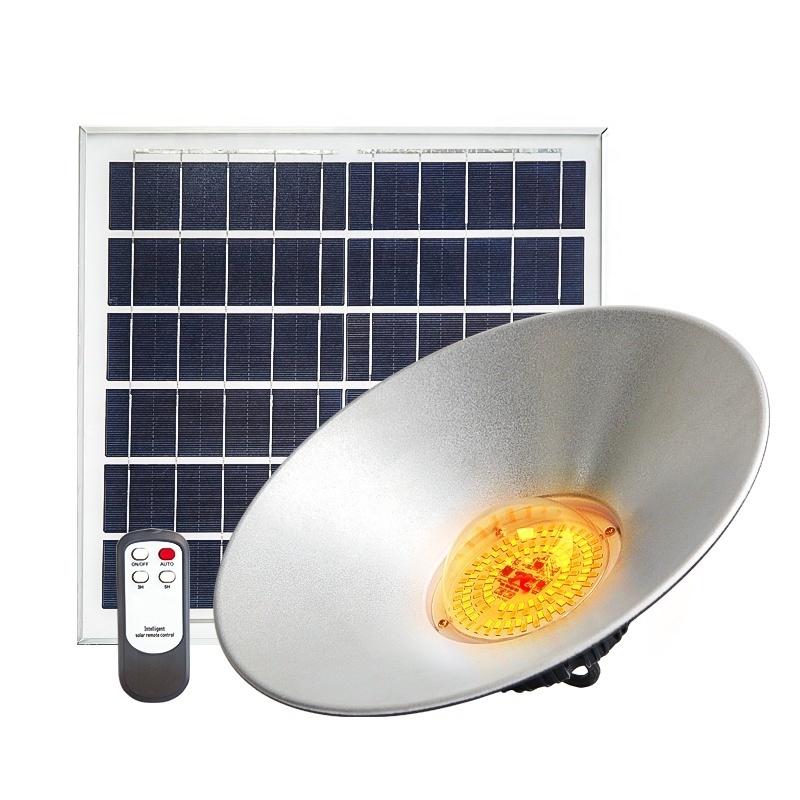 Orange light expel mosquitoes solar highbay light use in garden