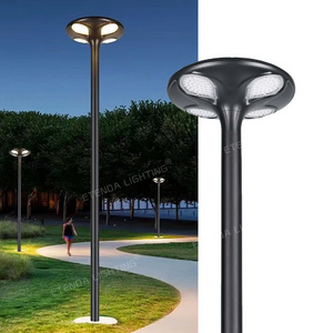 Solar LED Pillar Lights Outdoor for Garden Yard Landscape Lighting Motion Sensor Lamp