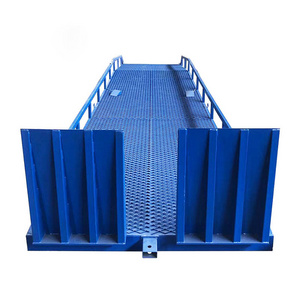 Ce Approved China Supplier 6 ton 10 ton 12 ton 15 ton Mobile Hydraulic Load Dock Forklift Yard Container Ramp for Sale