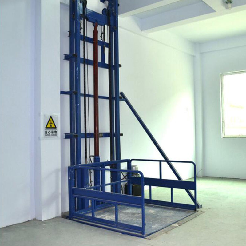 Top sale indoor outdoor used guide rail elevator cargo lift for sale