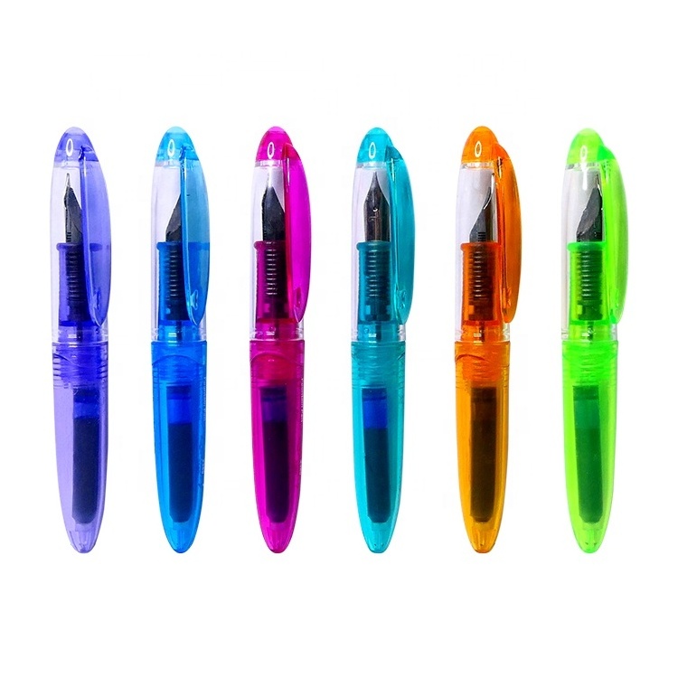 Customized Pocket Fountain Pen Student Fountain Pen with ink cartridge